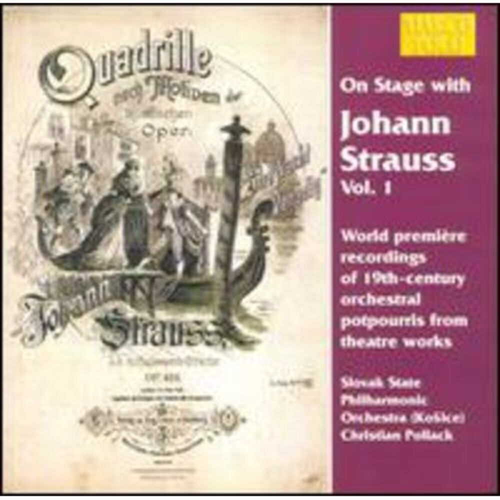 Strauss,J / Slovak State Phil Orch / Pollack - On Stage with Johann Struass-V